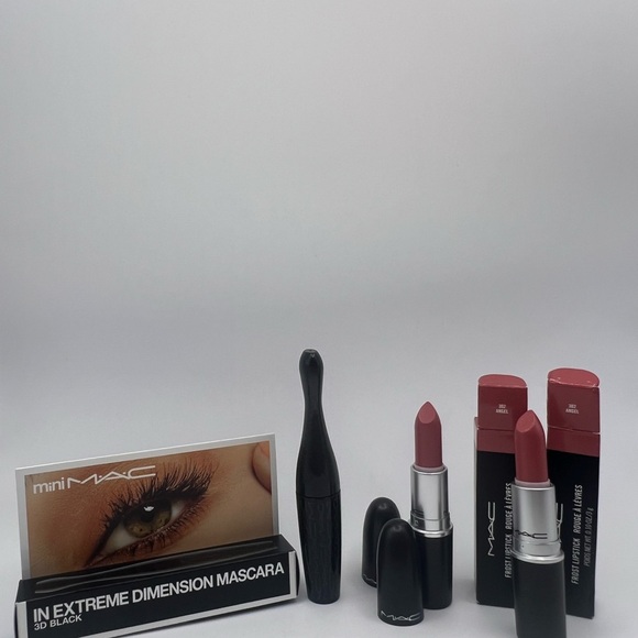 MAC Cosmetics In Extreme Dimension 3d Mascara and lipstick Angel 302 2 pack new - Picture 1 of 6